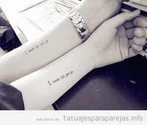 Frases amor para tatuajes en pareja 2