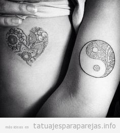 Tatuaje en pareja, distintos mandalas 2