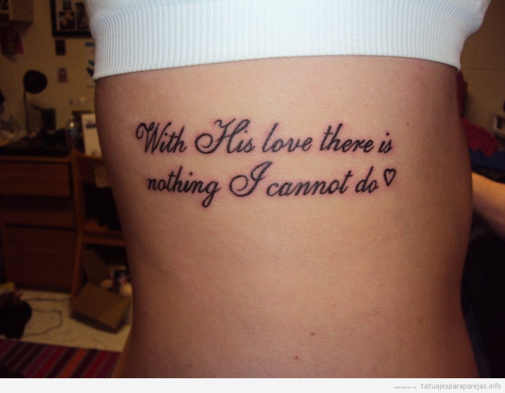 Frase de amor para un tattoo