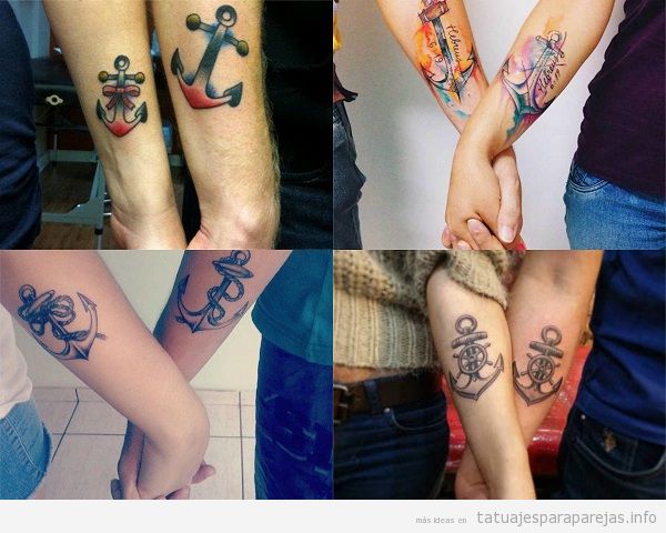 15 Tatuajes para parejas de anclas: ¿qué significan estos maravillosos  diseños? • Tatuajes para ParejasTatuajes para Parejas