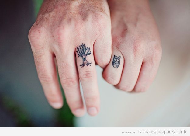 Tatuajes De Pareja Pequeños 30 Mini Tattoos Que Os Unirán Para