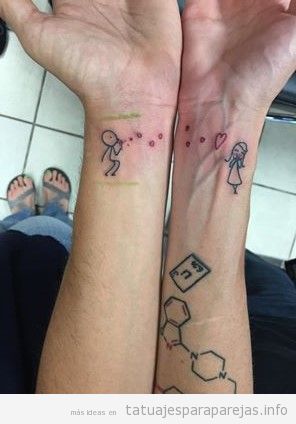 Tatuajes de pareja pequeños: +30 mini tattoos que os unirán para siempre •  Tatuajes para ParejasTatuajes para Parejas