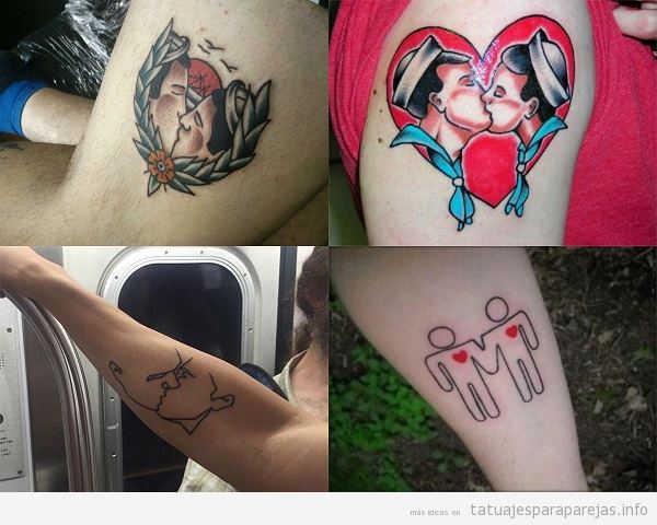 Tatuajes para parejas homosexuales: 30 diseños llenos de orgullo • Tatuajes  para ParejasTatuajes para Parejas