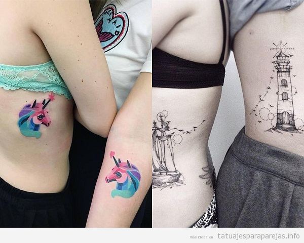Tatuajes para parejas lesbianas 2