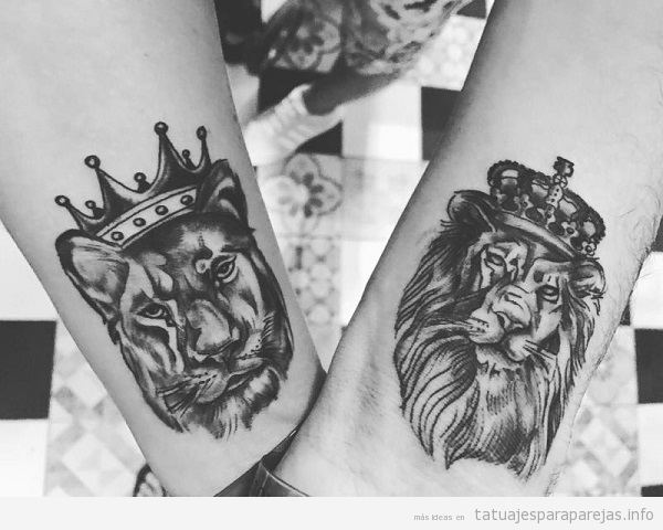 Tatuajes Pareja de Leones: 30 Diseños llenos de Poder y Amor ?♥️ • Tatuajes  para ParejasTatuajes para Parejas